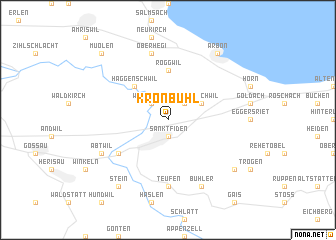 map of Kronbühl