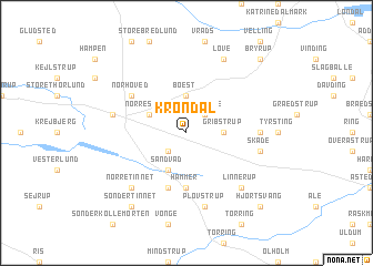 map of Krondal