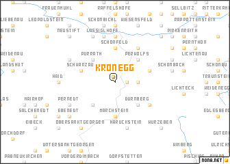 map of Kronegg