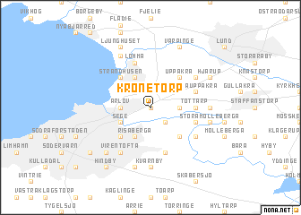 map of Kronetorp