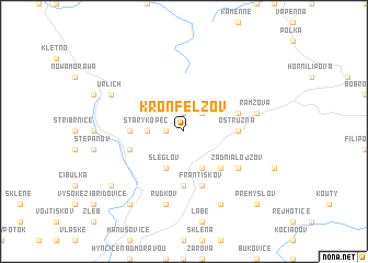 map of Kronfelzov