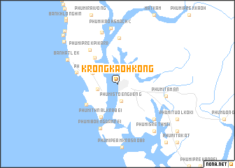 map of Krŏng Kaôh Kŏng