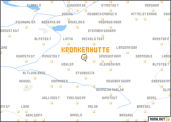 map of Krönkenhütte