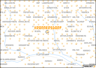 map of Kronnersdorf