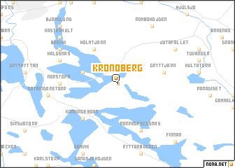 map of Kronoberg