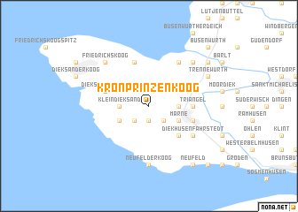 map of Kronprinzenkoog