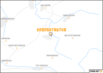map of Kronshtadtka