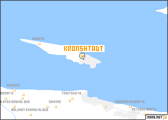 map of Kronshtadt