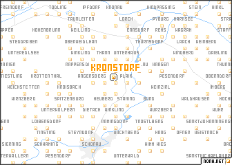 map of Kronstorf