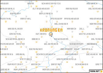 map of Kronungen