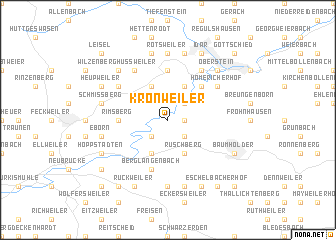 map of Kronweiler