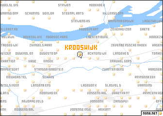 map of Krooswijk