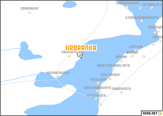 map of Kropanka