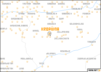 map of Kropivna