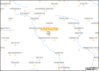 map of Kropivna