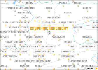 map of Kropiwnica Racibory