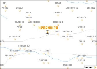 map of Kropmuiža