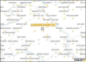 map of Kroppenhofen