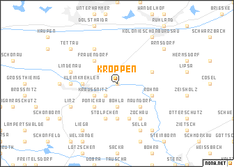 map of Kroppen