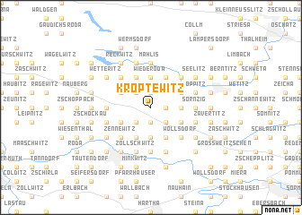 map of Kroptewitz