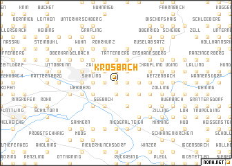 map of Krösbach