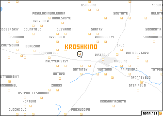 map of Kroshkino