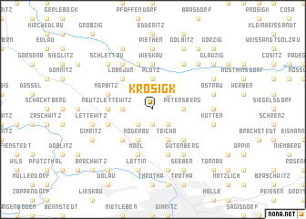 map of Krosigk