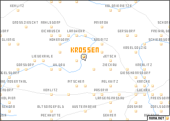 map of Krossen