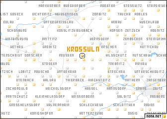 map of Krößuln