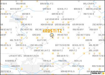 map of Krostitz