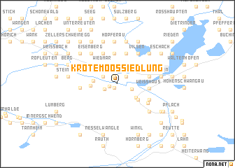 map of Krotemoossiedlung