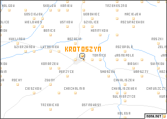 map of Krotoszyn