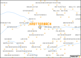 map of Krottenbach