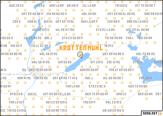 map of Krottenmühl