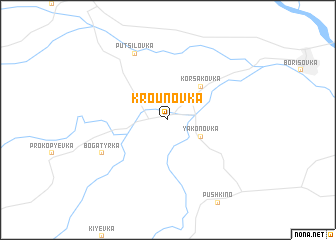 map of Krounovka