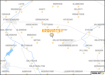 map of Krovintsy