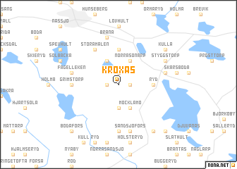 map of Kroxås