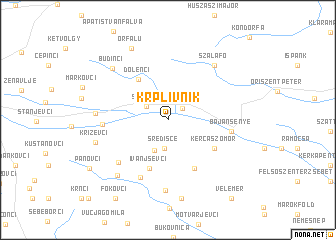 map of Krplivnik