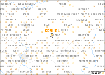 map of Krsmol