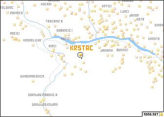 map of Krstac