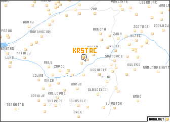 map of Krstac