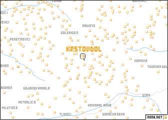 map of Krstov Dol