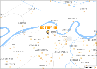 map of Krtinska