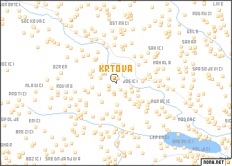 map of Krtova