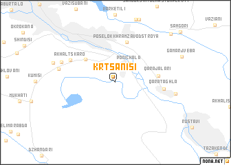 map of Krtsanisi