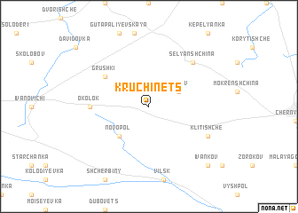 map of Kruchinets