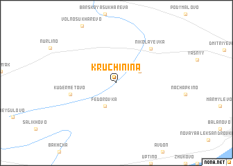 map of Kruchinina