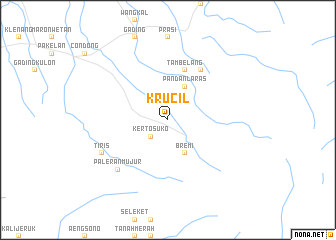 map of Krucil