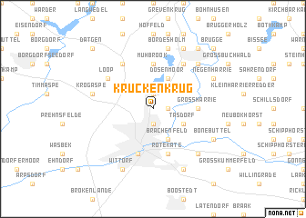 map of Krückenkrug