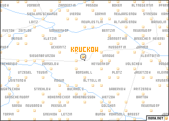 map of Kruckow